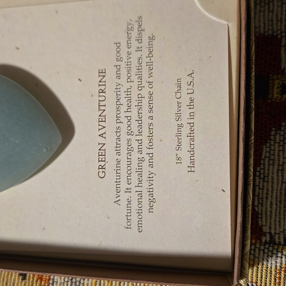 Heart Shaped Green Aventurine i - Picture 3 of 6